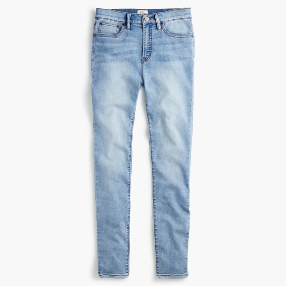 J Crew | 9" high-rise toothpick jean - Picture 1 of 7